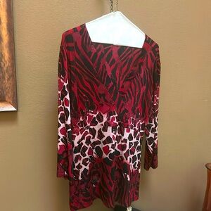 Chicos V neck jersey top